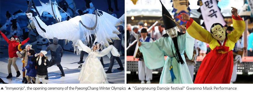 Photo - Inmyeonjo, appeared in the opening ceremony for the Pyeongchang Winter Olympics and Gangneung Danoje Festival