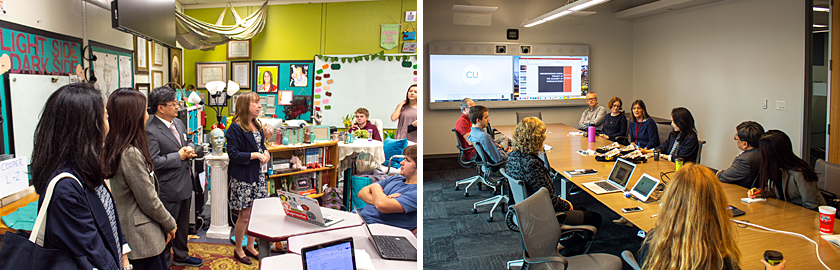 Photo-Visit to America for Textbook Improvement Activities