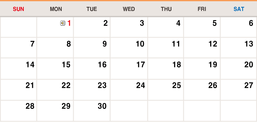 June 2020 Calendar