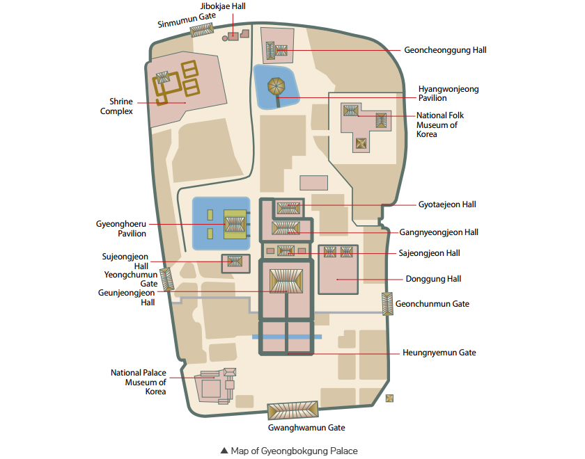 Map of Gyeongbokgung Palace