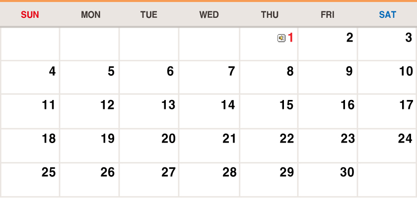 April 2021 Calendar