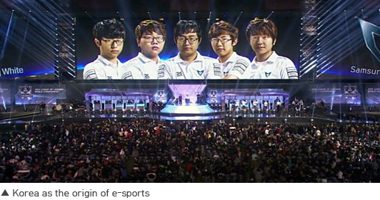 Korea as the origin of E-sports