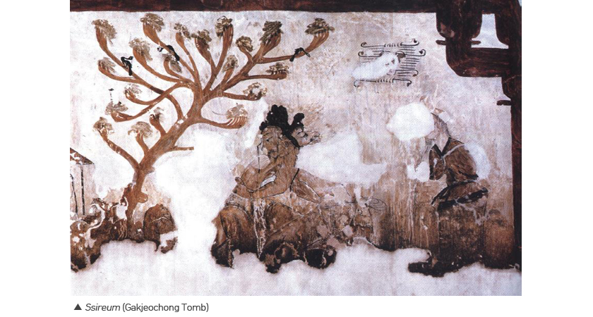 Ssireum (Gakjeochong Tomb)
