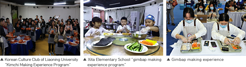 Kimchi Making Experience Program, Gimbap making experience Program