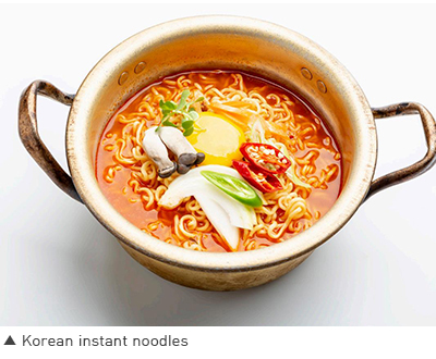Korean instant noodles