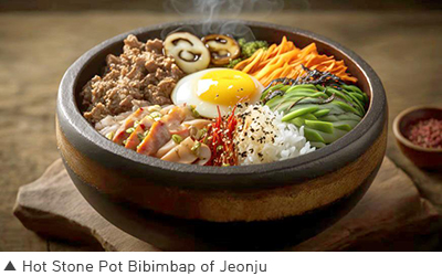 Hot Stone Pot Bibimbap of Jeonju