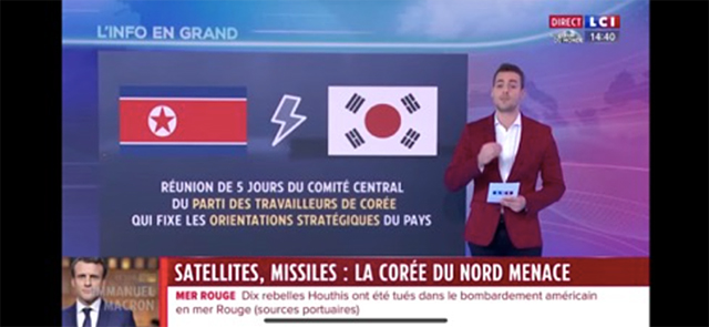 French state-run news channel LC1