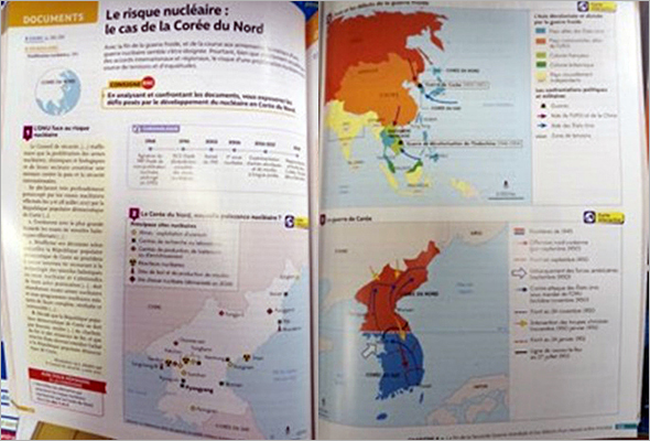 French history and geography textbooks