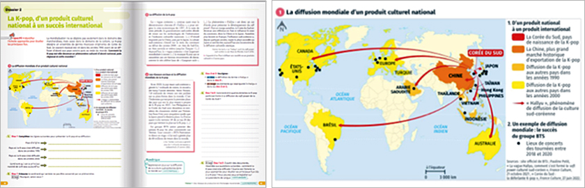 French history and geography textbooks