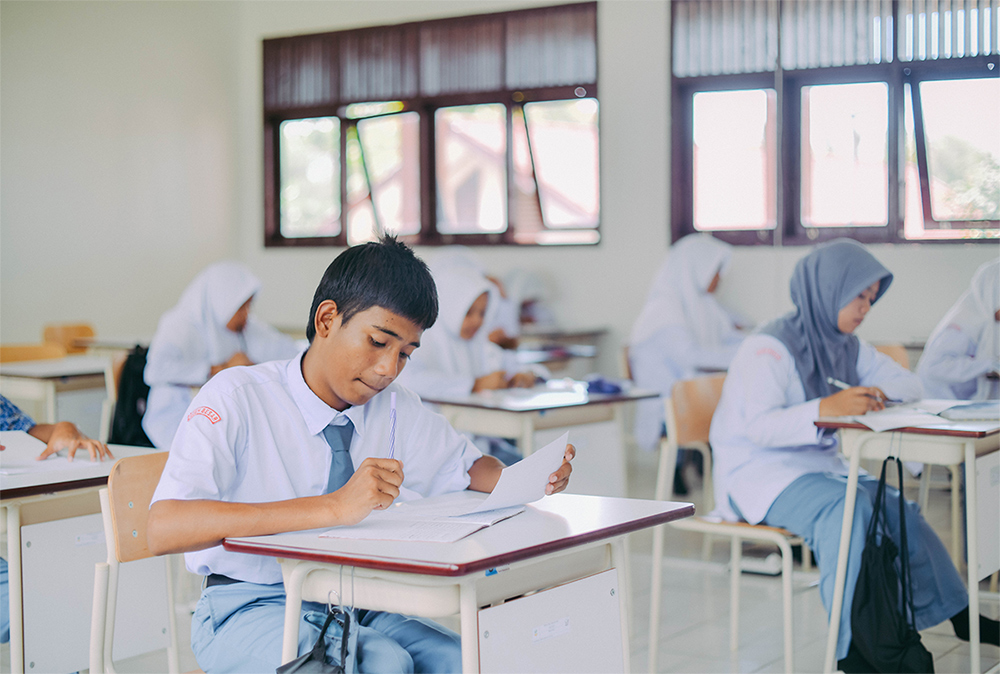 Indonesian classroom education