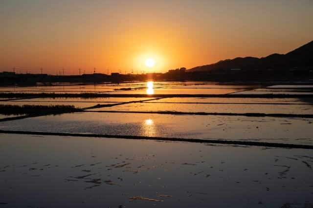 한국향토문화전자대전, '곰소 염전의 석양'